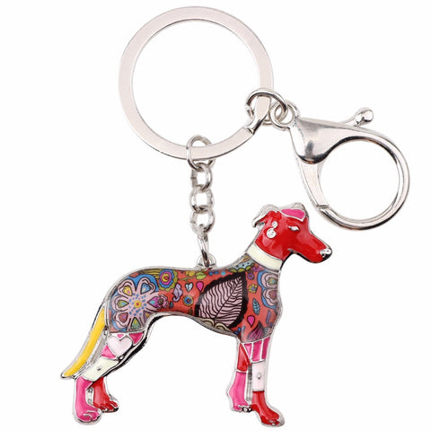 Galgos Multicolor Keychain