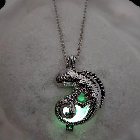 Chameleon Glow in the Dark Necklace