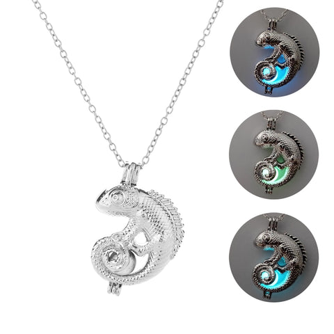Chameleon Glow in the Dark Necklace