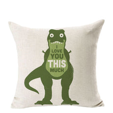 I Love you this Much Dino Cushion