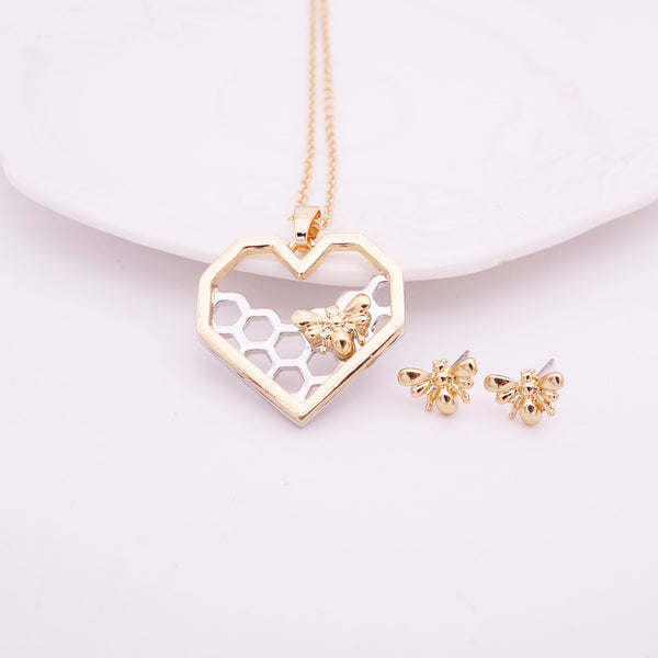 Dropship 10/30pcs Golden Bee Shape DIY Ear Pendant Necklace Bracelet  Pendant Jewelry Accessories to Sell Online at a Lower Price