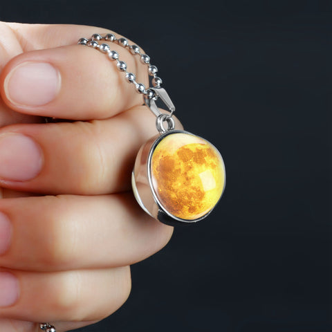 Sky Double Glass Necklace
