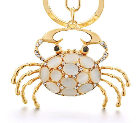 Crystal Crab  Keychain