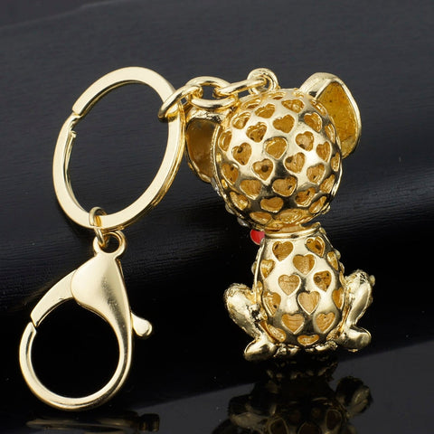 Crystal Dog Lover  Keychain
