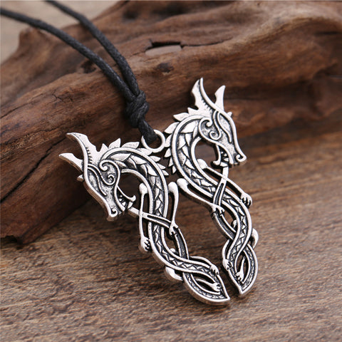 Two Dragons Necklace