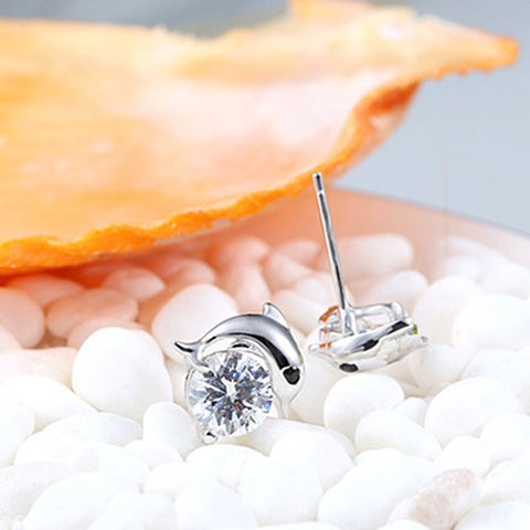 Free Bright Dolphin Earrings