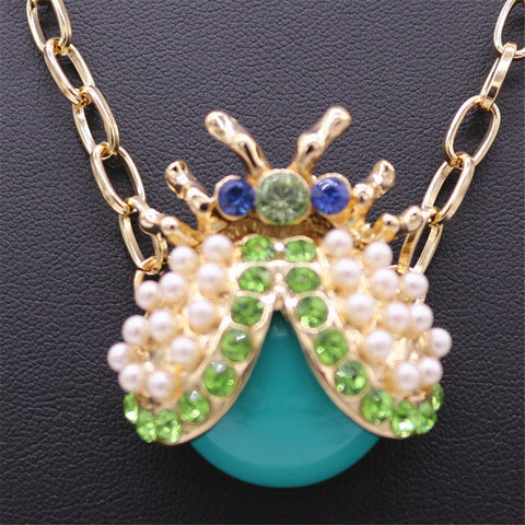 Lucky Beetle Necklace
