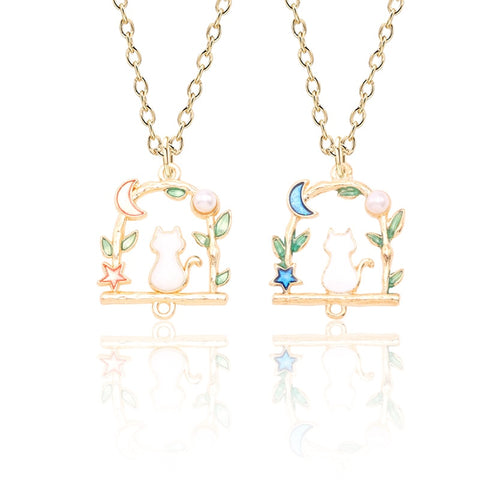 Hanging Cat Necklace