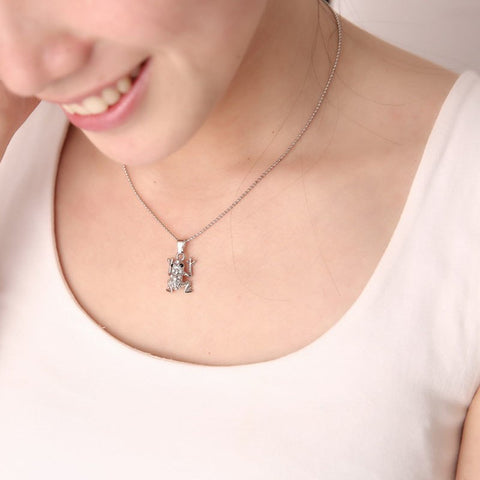 Climbing Frog Necklace