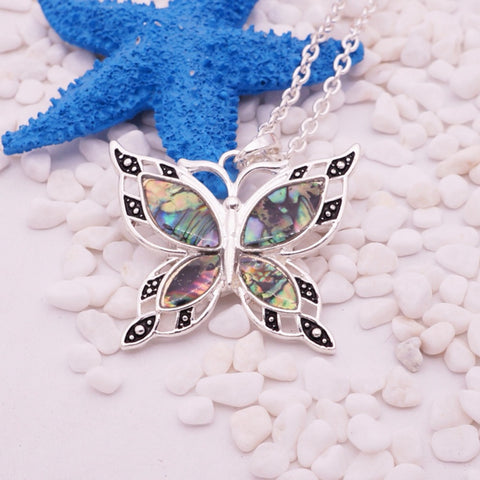 Free Green Butterfly Necklace