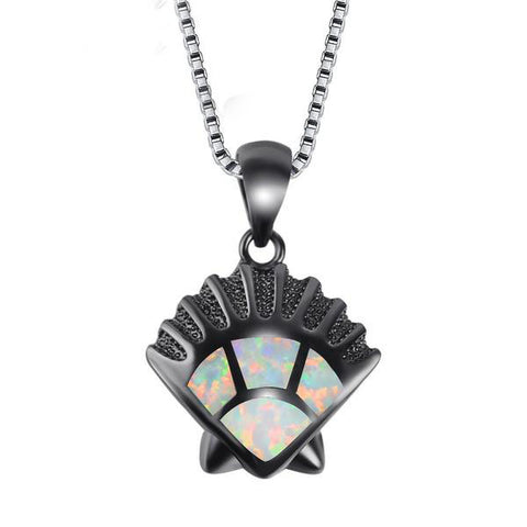 Shell Opal Necklace
