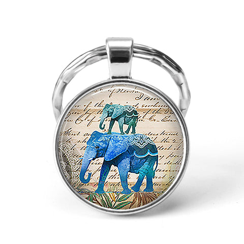 Elephant Animal Keychain