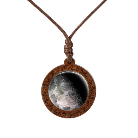 Galaxy Wood Necklace