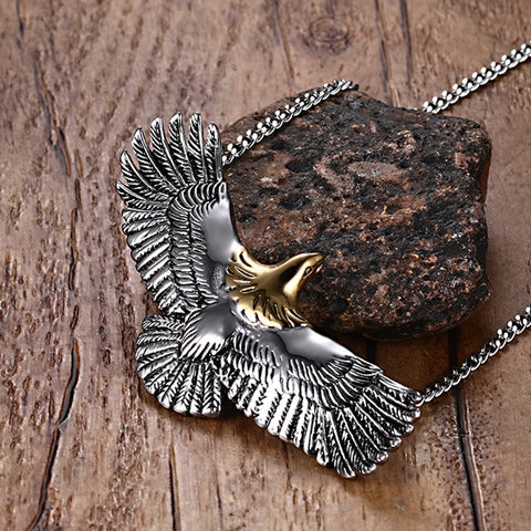 Stainless Steel Eagle Necklace