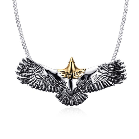 Stainless Steel Eagle Necklace