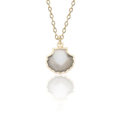 Shell Enamel Necklace