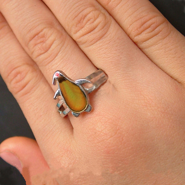 Penguin mood ring top