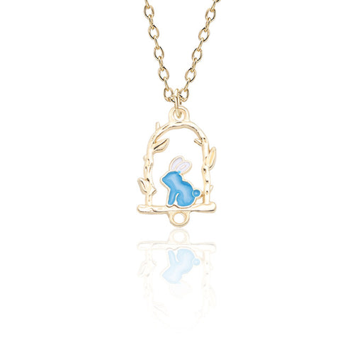 Swinging Rabbit Necklace