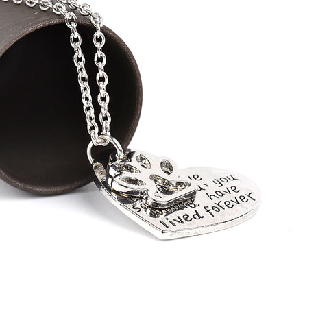 Forever Loved Paw Necklace