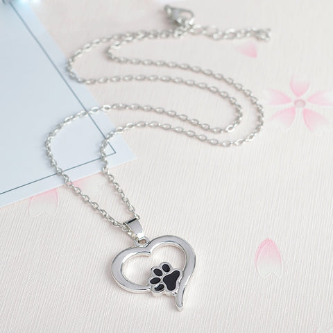 Black Paw Necklace