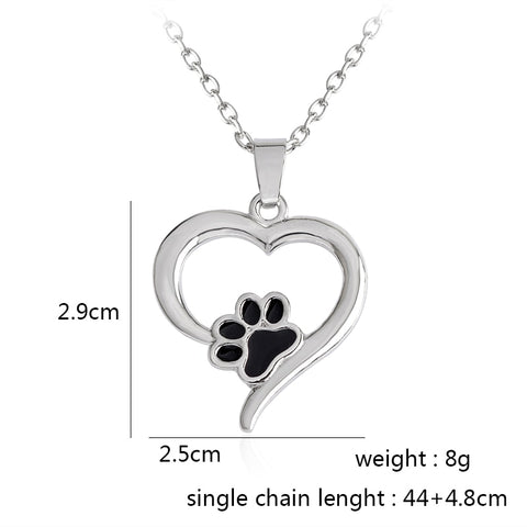 Black Paw Necklace