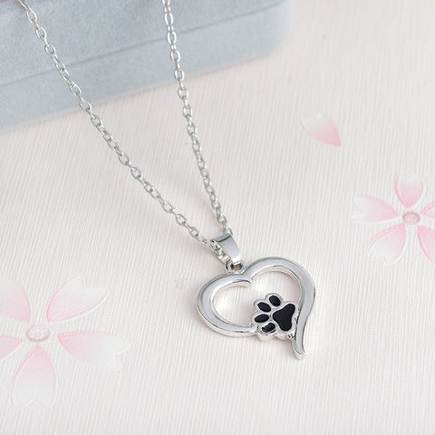 Black Paw Necklace
