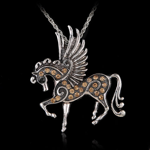Vintage Pegasus Necklace