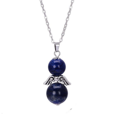 Angel Wings Crystal Bead Necklace