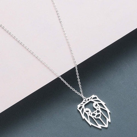 Lion Face Necklace