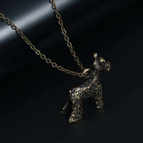 Schnauzer Bobtail Necklace