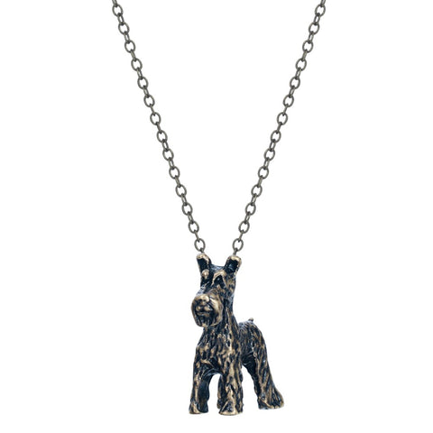 Schnauzer Bobtail Necklace