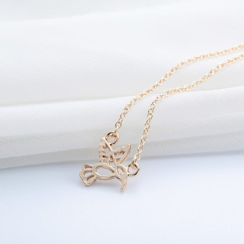 Free Hummingbird Hollow Necklace