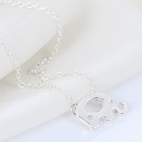 Hollow Elephant Necklace