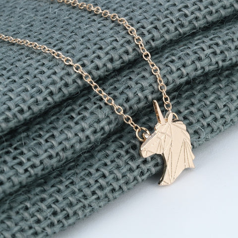 Free Unicorn Head Necklace