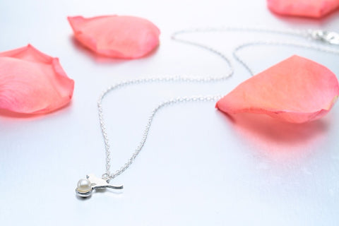 Playing Cat Necklace
