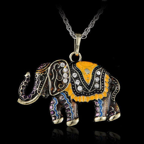 Vintage Elephant Necklace