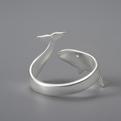 Whale open Ring
