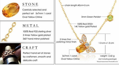 Sterling Silver Bee™ Necklace