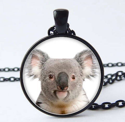 Koala Bear Cameo Necklace