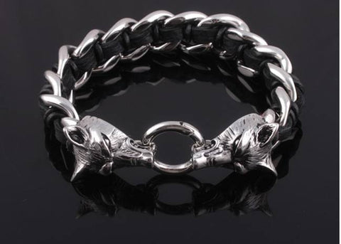 Bracelet - Wolf Steel Bracelet
