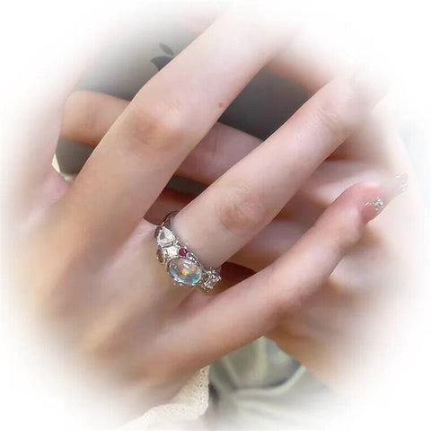Crystal love ring
