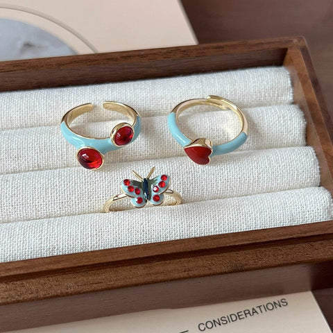 Blue Red Ring