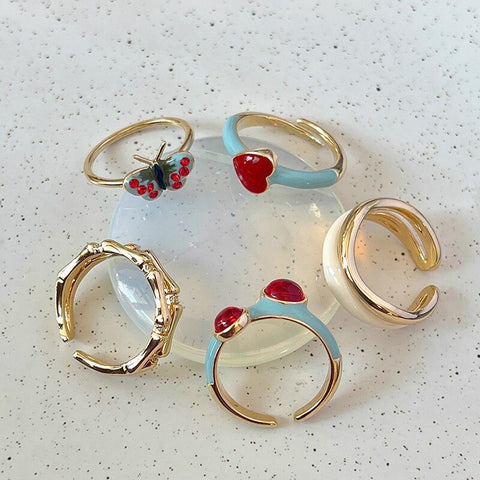 Blue Red Ring