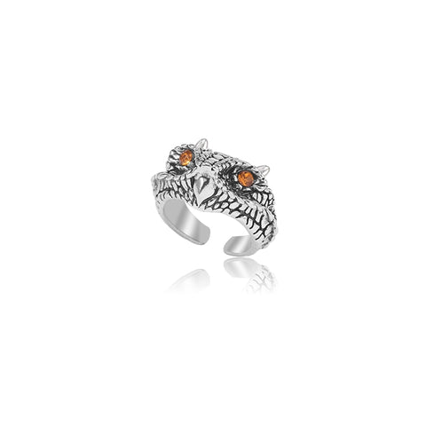 Adjustable Owl Ring