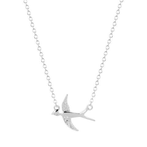 Flying Swallows Necklace