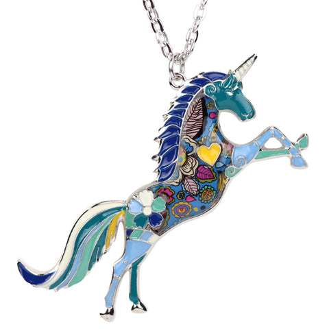 Multicolor Unicorn Necklace