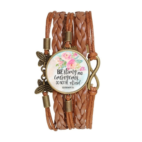 Be Strong and Courageous Bracelet