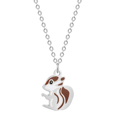 Squirrel Baby Necklace