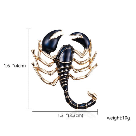 Scorpion Brooch