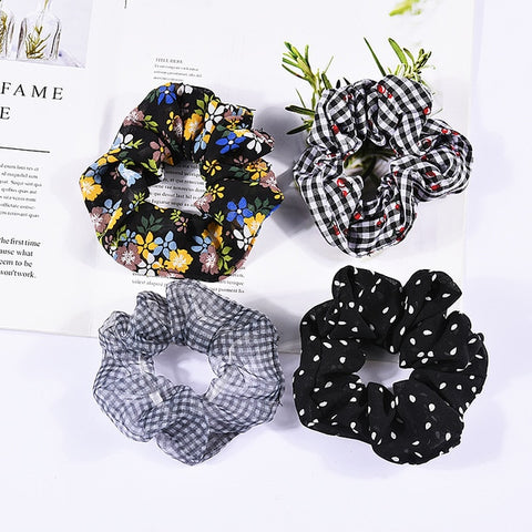 4 pieces Scrunchies Mix #10